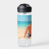 写真カスタム付きフォトウォーターボトルギフト ウォーターボトル (正面)