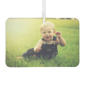 写真カスタム付きフォトエアーフレッシュナー カーエアーフレッシュナー (裏面)