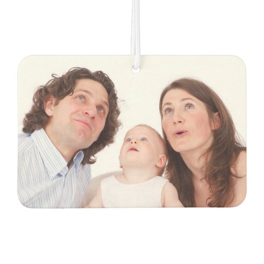 写真カスタム付きフォトエアーフレッシュナー カーエアーフレッシュナー (正面)