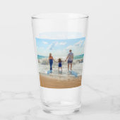 写真カスタム付きフォトガお気に入りのラス タンブラーグラス (裏面)