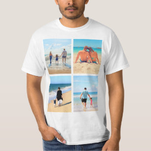 写真カスタム付きフォトコラージュTシャツ Tシャツ