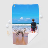 写真カスタム付きフォトゴルフタオルデザイン ゴルフタオル (インサイチュ)