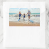 写真カスタム付きフォトステッお気に入りのカー 長方形シール (バッグ)