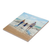 写真カスタム付きフォトセラミックタイルギフト タイル (側面)