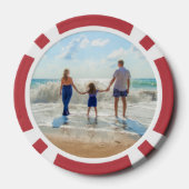 写真カスタム付きフォトトランプのポーカーチップ ポーカーチップ (裏面)