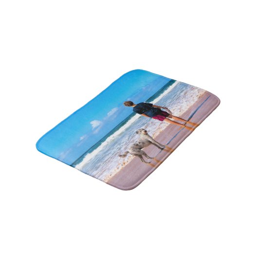 写真カスタム付きフォトバスマットデザイン バスマット (アングル)