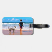 写真カスタム付きフォトラゲージタグデザイン ラゲッジタグ (裏面横)