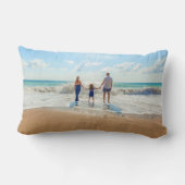 写真カスタム付きフォトランバーピローギフト ランバークッション (裏面)