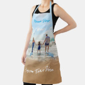 写真カスタム付きフォト文字名エプロン エプロン (インサイチュ)