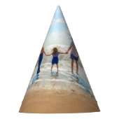 写真カスタム付きフォト紙パーティー帽子 パーティーハット (正面)