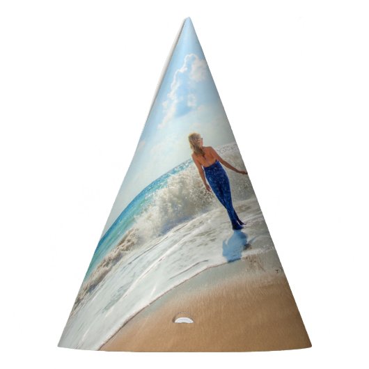 写真カスタム付きフォト紙パーティー帽子 パーティーハット (左)