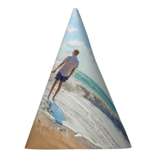 写真カスタム付きフォト紙パーティー帽子 パーティーハット (右)