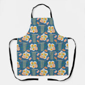 写真カスタム付きプロフェッショナル従業員IDバッジ エプロン (正面)