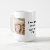 写真カスタム付きママ用マグカップ コーヒーマグカップ (正面左)