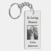写真カスタム付きメモリアル キーホルダー (正面左)