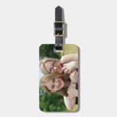 写真カスタム付きラゲージタグ – 母の日の贈り物 ラゲッジタグ (正面縦)