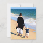 写真カスタム付き母のデイカード シーズンカード (裏面)