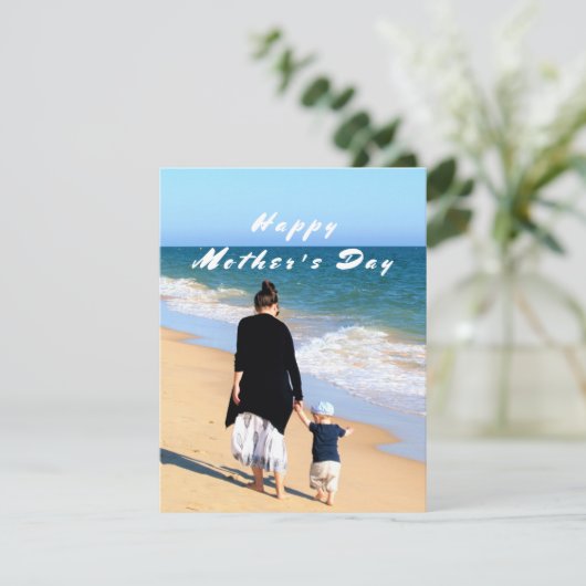 写真カスタム付き母のデイカード シーズンカード (スタンド正面)