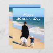 写真カスタム付き母のデイカード シーズンカード (正面/裏面)