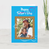 写真カスタム付き父のデイカード – パーソナライズされた カード (正面)