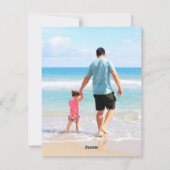 写真カスタム付き父の日札 シーズンカード (裏面)