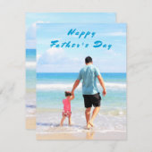 写真カスタム付き父の日札 シーズンカード (正面/裏面)