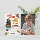 写真カスタム付き誕生日招待状 招待状 (スタンド正面)