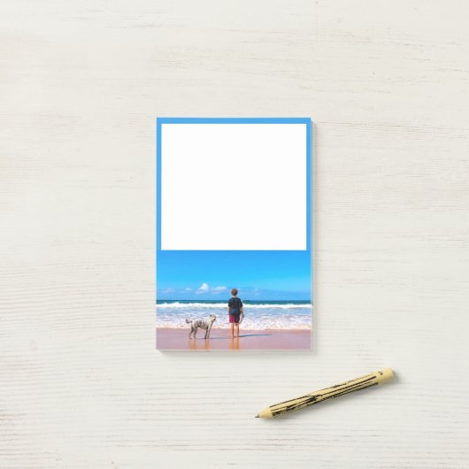 写真カスタム付箋写真パーソナライズされた ポストイット (デスク上)