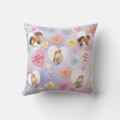 写真カスタム会話キャンディハート クッション (裏面)