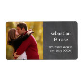 写真カスタム住所 シール (正面)