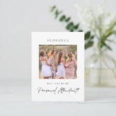 写真カスタム個人付き添い人案 ポストカード (スタンド正面)