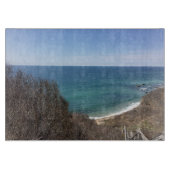 写真カスタム写真ガパーソナライズされたラス カッティングボード (正面)