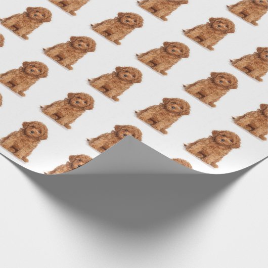 写真カスタム写真パタパーソナライズされたーン ラッピングペーパー (角)