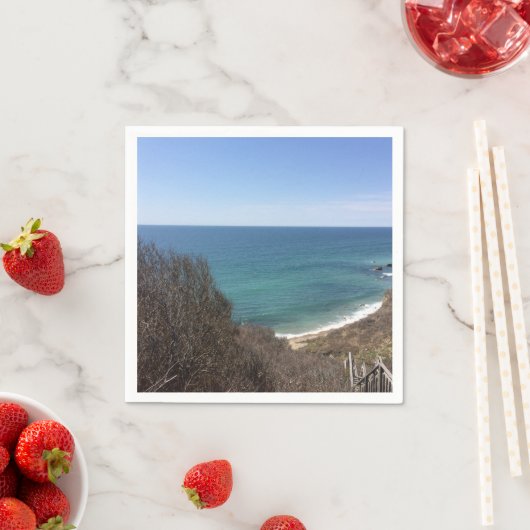 写真カスタム写真パーソナライズされた紙 スタンダードカクテルナプキン (インサイチュ)