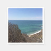 写真カスタム写真パーソナライズされた紙 スタンダードカクテルナプキン (正面)