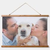 写真カスタム写真パーソナライズされた2 吊り下げ型タペストリー (正面2)
