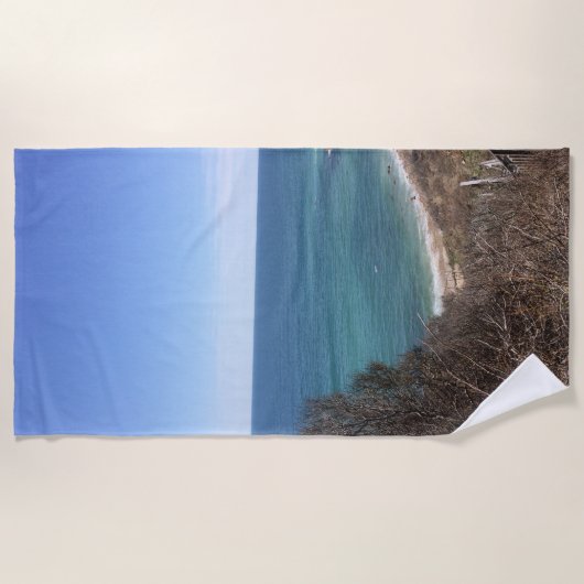 写真カスタム写真パーソナライズされた ビーチタオル (正面)