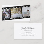 写真カスタム写真モダンユニーク 名刺 (正面/裏面)