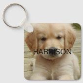 写真カスタム写真名連絡info monogram キーホルダー (正面)