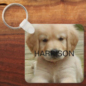 写真カスタム写真名連絡info monogram キーホルダー (正面)