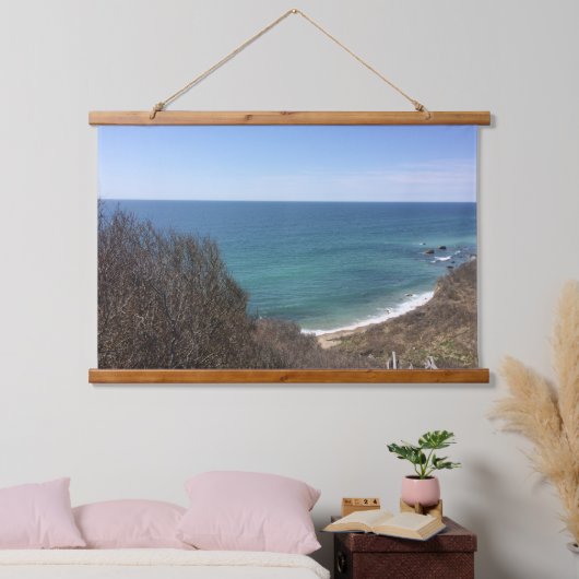 写真カスタム写真横パーソナライズされた 吊り下げ型タペストリー (寝室)