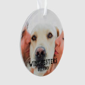 写真カスタム写真祈りの言葉引用文 オーナメント (正面)