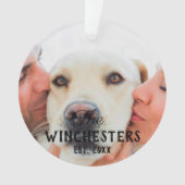 写真カスタム写真祈りの言葉引用文 オーナメント (正面)