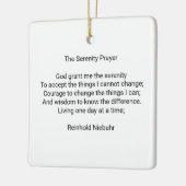 写真カスタム写真祈りの言葉引用文 セラミックオーナメント (左)