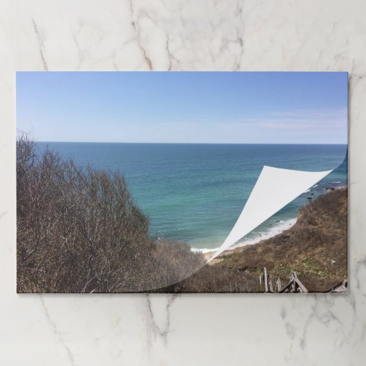 写真カスタム写真紙ランチョンマット ペーパーパッド (折り畳み)