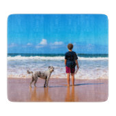 写真カスタム切お気に入りの断板 カッティングボード (正面)