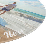 写真カスタム切り取りボードと文字名 カッティングボード (角)