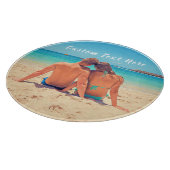 写真カスタム切り取りボードと文字名 カッティングボード (角)