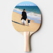写真カスタム卓球ラケットと文字名 卓球ラケット (裏面)
