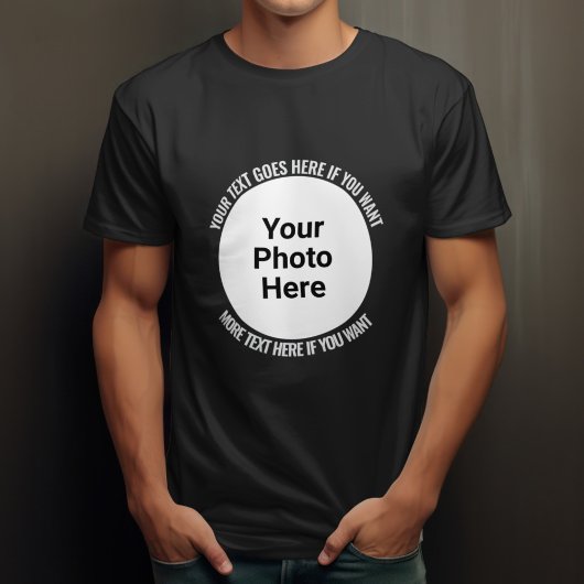写真カスタム及び文字付きシャツ Tシャツ